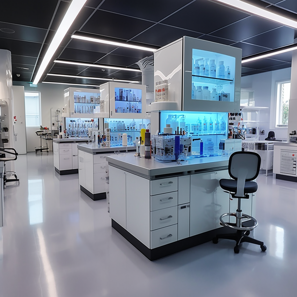 Gestion de file d'attente 9 AleksA a modern high tech lab environment without any persons.  612b21d1 9134 4642 ae1f ffb687ed2ccc