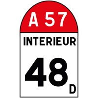 Borne de route 1 Borne E52a 2
