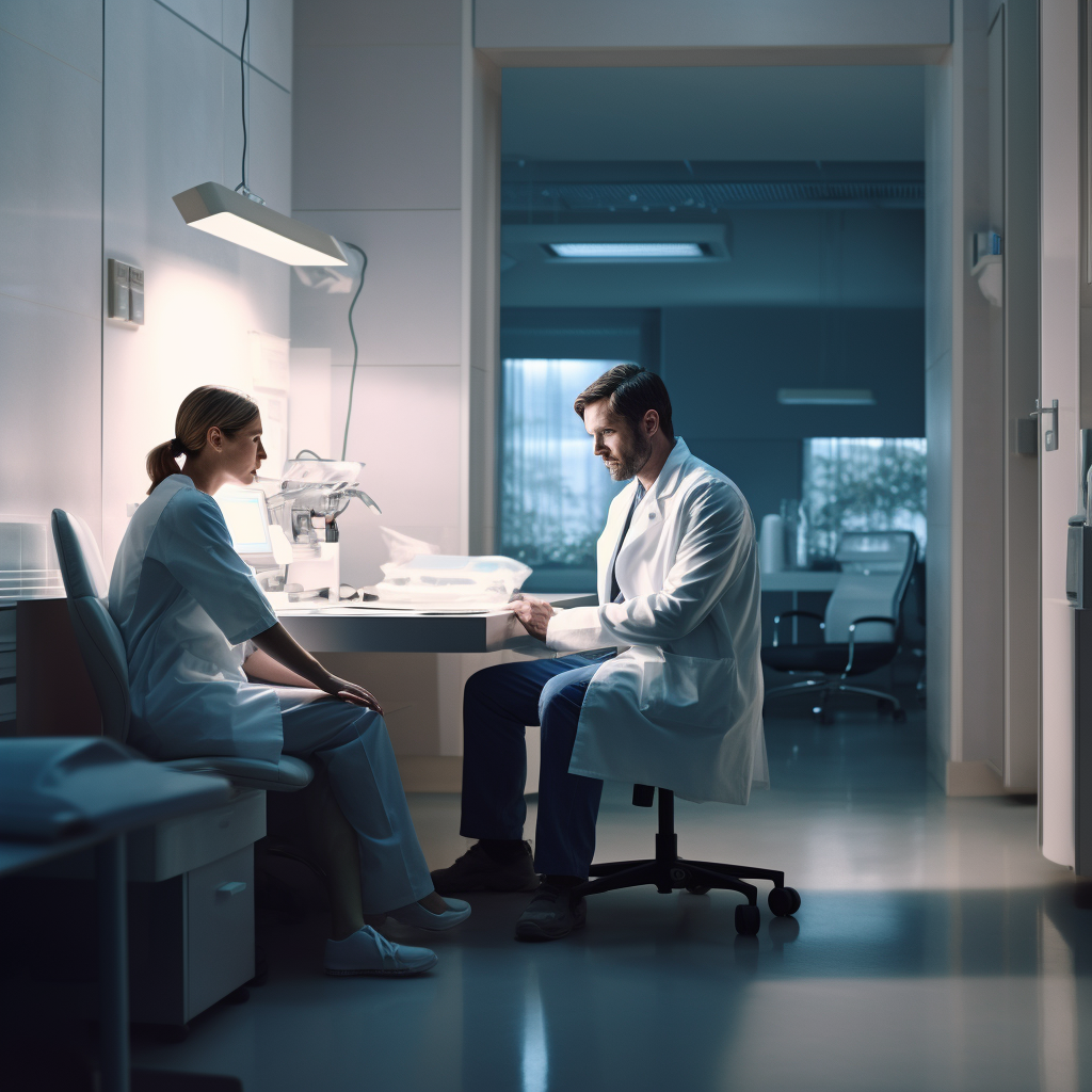 Gestion de file d'attente 21 Desarrollo FCS Image of a worker in a medical office receiving  13e5d0c5 b41c 42d8 b34d 029191cb2fdb