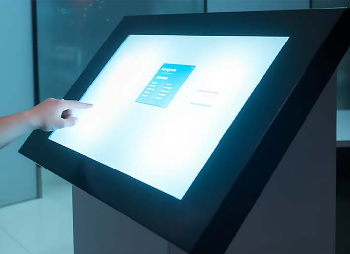 pupitre-informations pupitre interactive pour l'affichage des informations