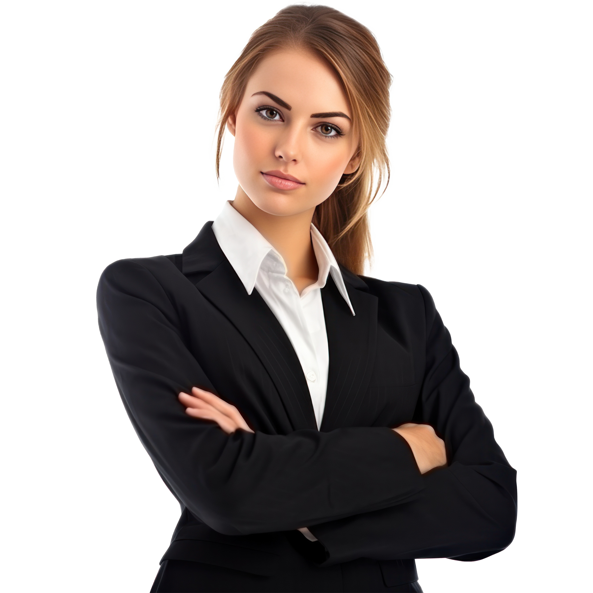 business-woman-isolated-illustration-ai-generative-free-png business woman isolated illustration ai generative free png