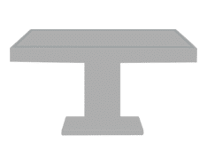 Table tactile vintage 5 table restaurant