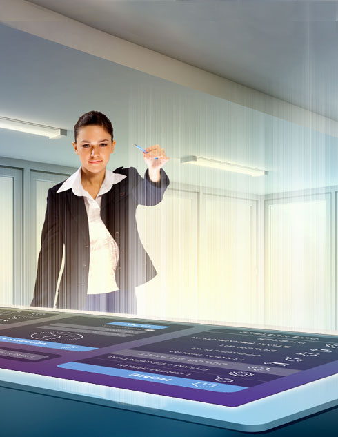 table-tactile-futuriste table tactile futuriste