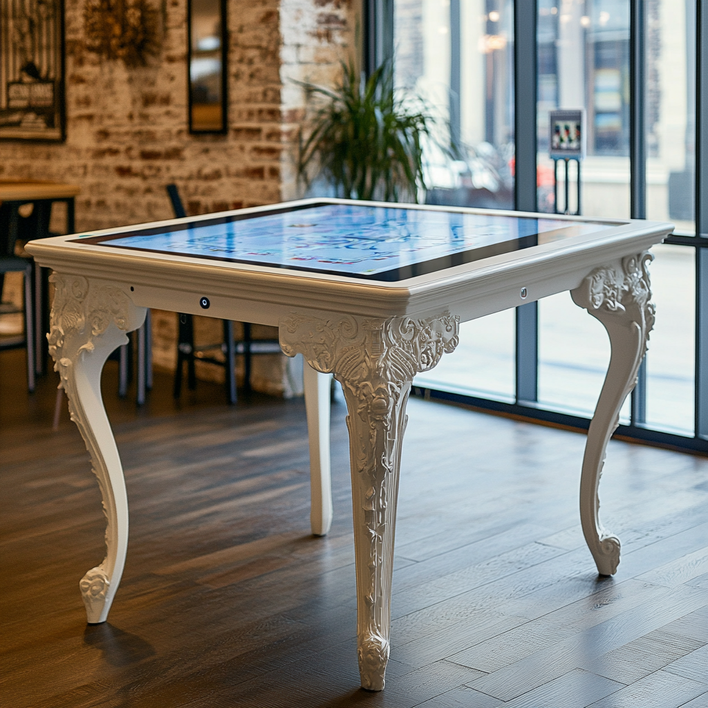 mabornemid_Create_a_large_white_vintage_touch_table_that_blen_2c32bfcb-2539-478b-838a-8dd68fa7ee33_1 table-vintage-tactile13