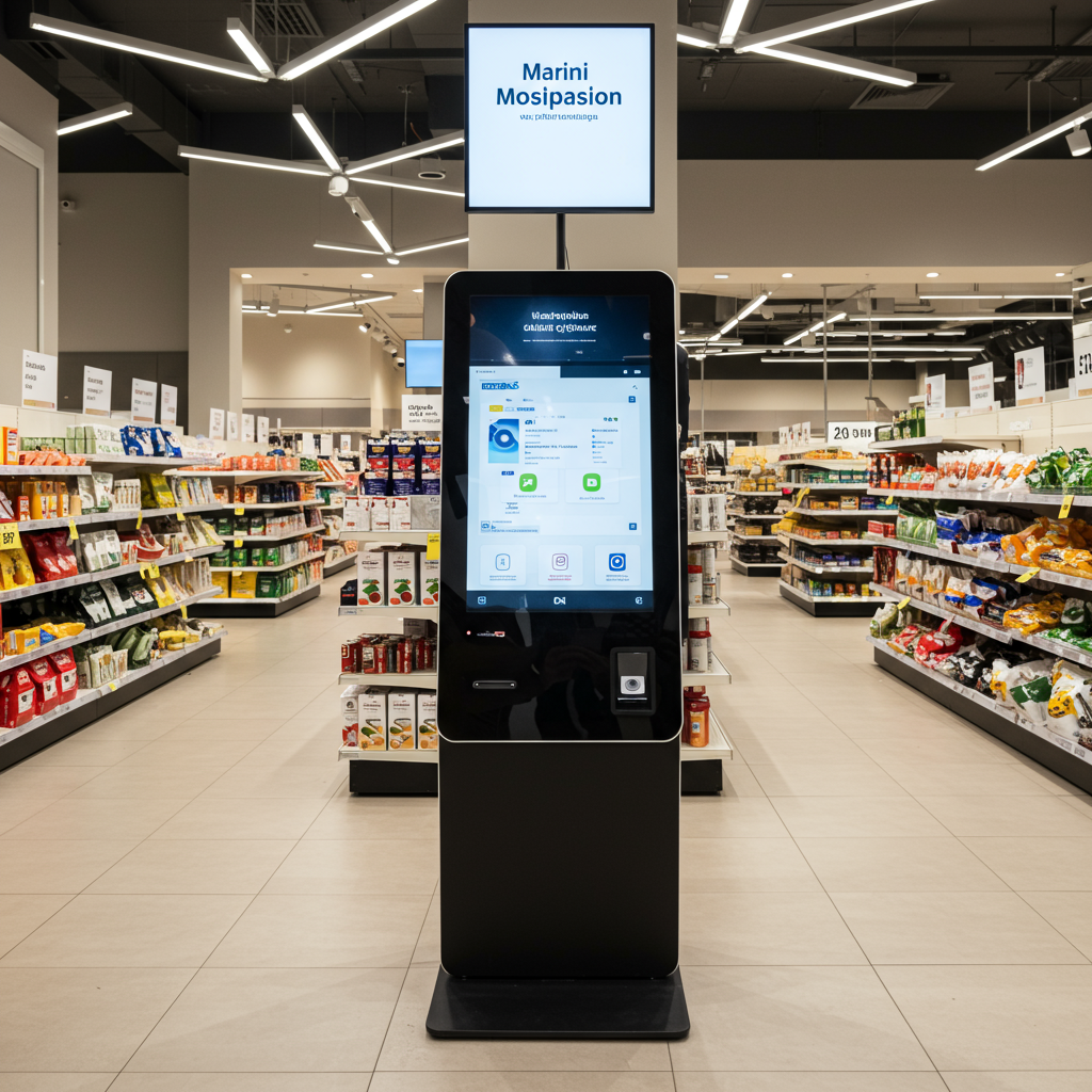 Borne tactile moderne pour entreprise Borne tactile moderne pour entreprise