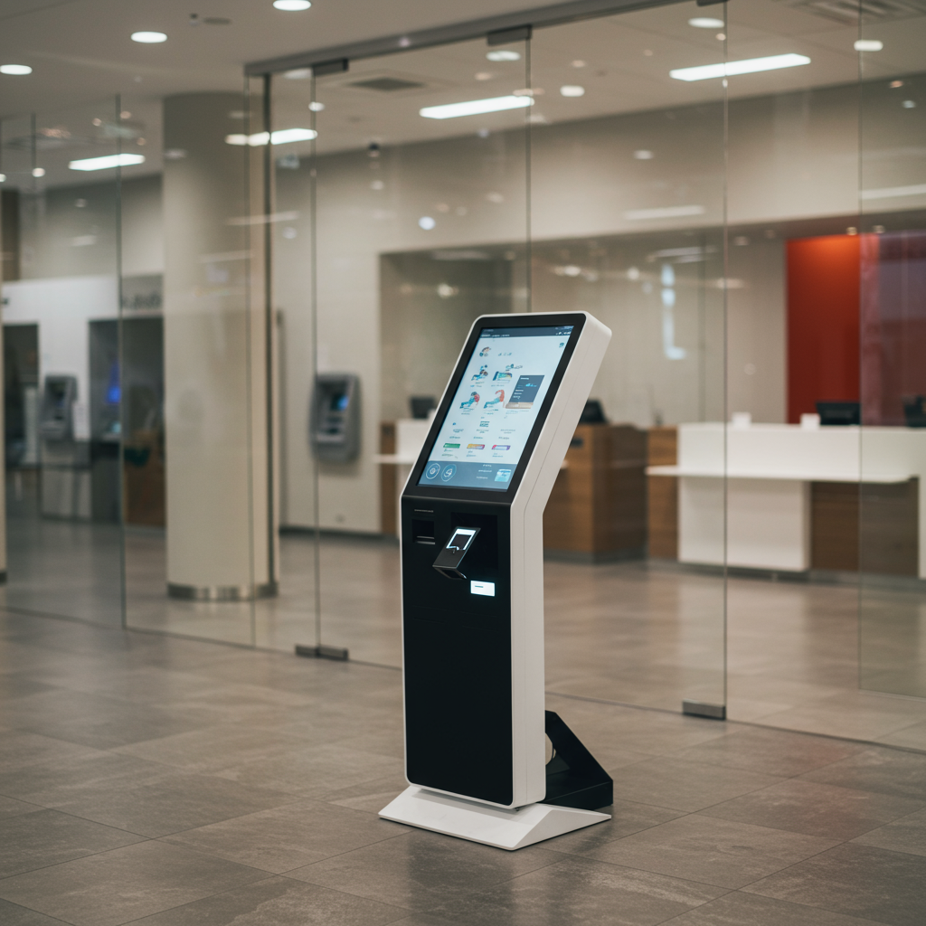 Borne tactile pour service client autonome Borne tactile pour service client autonome